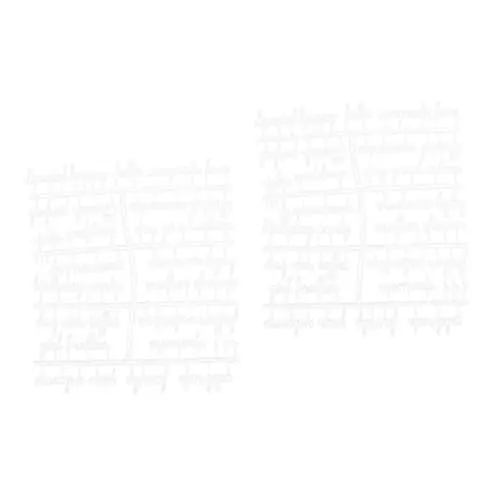 Produktbild: KALLORY 4 Sätze Filzbuchstaben brief set briefset Buchstaben Set splitterschutz zuhause deko Wiederverwendbare Buchstaben aus Filz Weiße Buchstaben für Tafel Briefbrett Zeichen Plastik