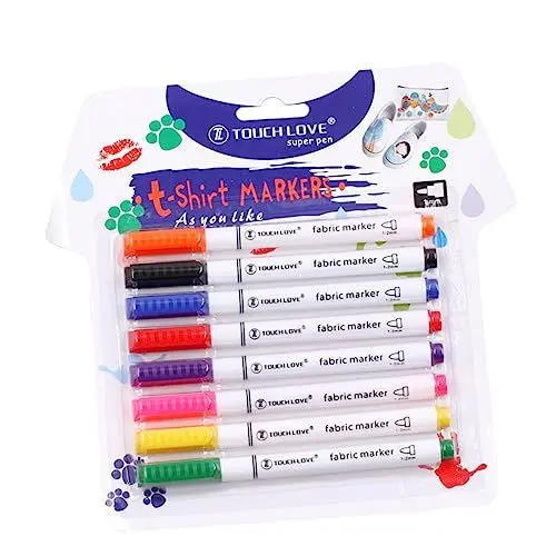 Produktbild: KALLORY 8 Stück DIY Graffiti Stift Markierungsstift DIY Stoffmarkierungsstift DIY Stoffmarker