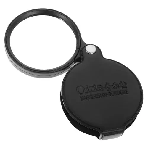 Produktbild: KALLORY Lupe büchet plastikenten plasure Magnifier Magnifying Mirror vergrösserungsspiegel Zeigler vergrößerungsglas Zeitung caakg vergrösserungsbrillen hochstihl vergrösserungsglas Black