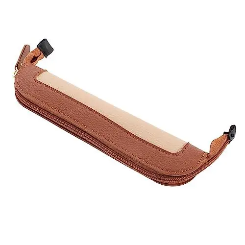 Produktbild: KALLORY Mäppchen Multifunktions-stift-aufbewahrungstasche Tägliche Bleistifttasche Aufbewahrungstasche Für Stifte Toilettenartikelhalter Mit Reißverschluss Business-stifthalter Pu Brown