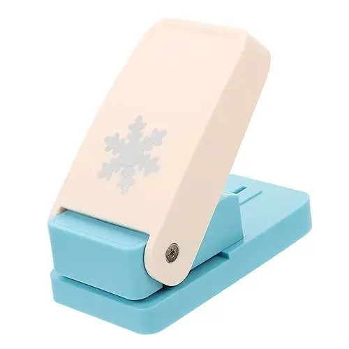 Produktbild: KALLORY Prägemaschine Mini-Locher Kinder Sammelalbum Locher Heftklammern Lochstanzformen Mini-Sammelalbum scrapbooking zubehör bastelideen Handwerkspunsch Scrapbooking-Stanzer Plastik