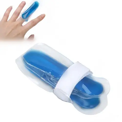 Produktbild: Kalt Warm Kompresse Gel, Mehrfachkompresse Wiederverwendbar Coolpack Kühlpads für Finger und Zehen, Kühlakku Kühlgel Kühlkompressen Kühlbeutel Eisbeutel, 3,1 Zoll