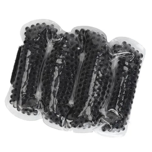 Produktbild: Kalte Kompresse, Eisbeutel, Gel-Eisbeutel, Sofortige Linderung von Beschwerden, Gesunde Therapie für Taille, Arme, Beine (BLACK)