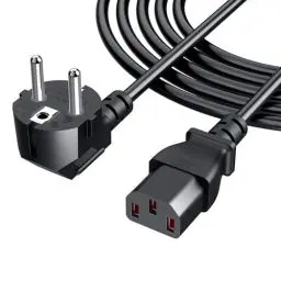 Produktbild: Kaltgerätekabel 3 M PC Stromkabel Netzkabel Power Cable für Computer Monitor Bildschirm LG Vizio TV Epson Drucker Beamer ION Pathfinder Guitar Amp Sprecher IEC C13 Buchse Kaltgerätebuchse Schwarz