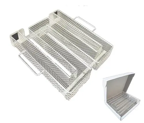 Produktbild: PEKMAR Kaltrauchgenerator, M- Kaltraucherzeuger, Edelstahl Kaltraucherzeuger mit Griffen für alle schließbaren Grills, Kugelgrill zum Kalträuchern, für Kugelgrill BBQ Räucherofen