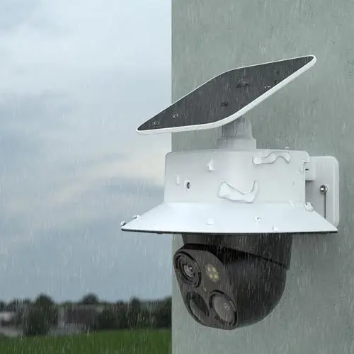 Produktbild: Kamera Regenschutz für eufy Security SoloCam S340, Outdoor Camera Sonnenschutz Kamera Zubehör für eufy SoloCam S340, Schützt die Kamera vor Staub & UV-Strahlen, 1 Stück