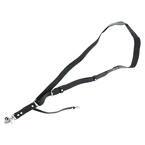 Produktbild: Kameragurt, 90 cm Länge, Echtleder, Schnellverschluss, Kameragurt für DSLR und Spiegellose Kamera, Verstellbarer Kamera-Nackengurt, Schultergurt für Fotografie, Reisen, Camping (Typ 1)