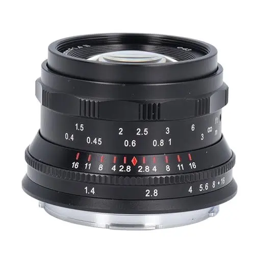 Produktbild: Kameraobjektiv für L-Mount, 35 Mm F1,4 Vollformat-Porträtobjektiv, Große Blende, Fester Manueller Fokus, L-Mount-Kameraobjektiv für S1, S1R, S1H, S5, für SL, SL1, SL2, für FP, FP