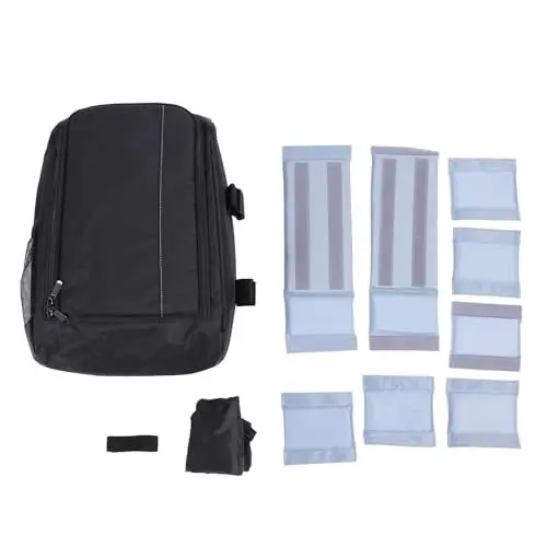 Produktbild: Kamerarucksack, Professioneller Kamerarucksack, wasserdichte DSLR-Spiegelreflexkamera, 15,6-Zoll-Laptoptasche für Reisen
