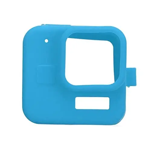 Produktbild: Kamera-Silikonhülle, Weiches Silikon-Schutzgehäuse, Objektivschutz, Zubehör für Objektivabdeckungen, Abnehmbares, Waschbares Kamerazubehör für Hero11 Black (Blau)