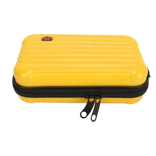 Produktbild: Kamera-Tragetasche mit Robuster PC-Hülle und Abnehmbarem Harteinsatz. Passend für Action 4, 3, Gopro Hero. Interne Netztasche für Zubehör, Aufbewahrungsbox für die Handtasche