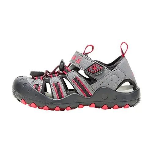 Produktbild: Kamik Kinder Crab Sandale, Grau (Charcoal Red CRD), 27 EU