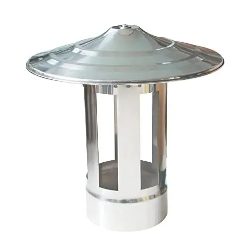 Produktbild: Kaminabdeckung schornsteinabdeckung regenhut edelstahlschornstein kaminaufsatz schornsteinhaube regenhaube ofenrohr