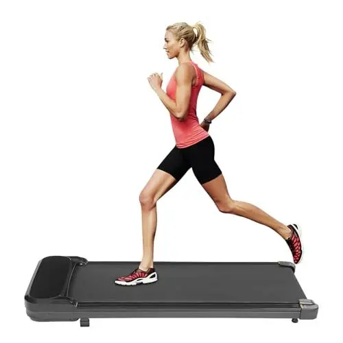 Produktbild: KANBCNG 500W Heim-Laufband Smart Walking Machine 1-6km/h Tragfähigkeit 100kg Handschlaufe für die Fernbedienung Walking Pad Klein Laufband Fitnessstudio Fitnessgerät Reha-Zentrum Walking Maschine