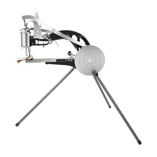 Produktbild: KANBCNG Handschuster-Schuh-Reparatur-Maschine Boden Stehend Ledernähmaschine Maximale Stichbreite 6mm Schnittdicke 3-5mm Halb-manuell Schuhreparaturmaschine Schuhe-Reparatur Handnähmaschine