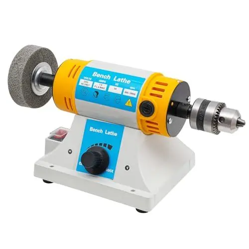 Produktbild: KANBCNG Tischpoliermaschine Multifunktionelle Tischpoliermaschine 320W 800-10000R/min Poliermaschine Schmuck Elektrische Schleifmaschine Schmuckpoliermaschine für Schmuck Poliergerät Poliermaschine