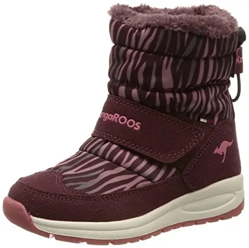 Produktbild: KangaROOS K-PE Marty RTX Stiefel, dk Berry/Zebra, 37 EU