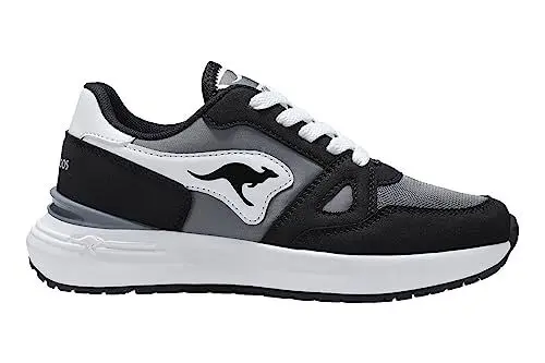 Produktbild: KangaROOS K-Sneak Jay Sneaker, Jet Black/Steel Grey, 28 EU