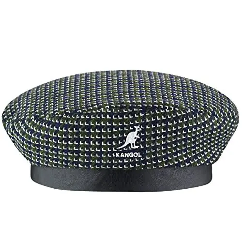 Produktbild: Kangol Tooth Grid Baske Damenbaske Baskenmütze (S/M (54-57 cm) - blau-grün)