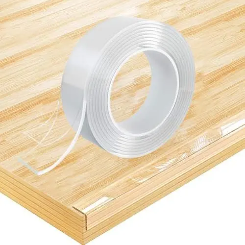 Produktbild: Doppelseitiges Klebeband,2M Nano Tape Doppelseitiges Klebeband Transparent Kantenschutz Selbstklebend Baby Kantenschutz,Nano Spurloses Klebebände für Glastisch Möbel, Weich Tischkantenschutz