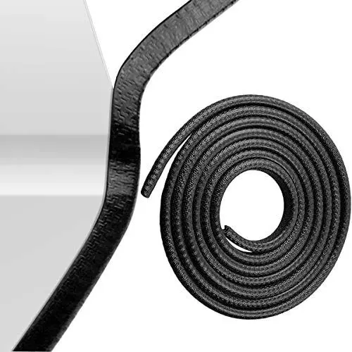 Produktbild: Kantenschutz für Auto,Kantenschutz Auto Universal Fit Gummi Autotürkantenschutz U-Form Kantenschutz für Bleche,Limousinen, LKWs, SUV, ATV, Boote (Schwarz, 14.8FT)