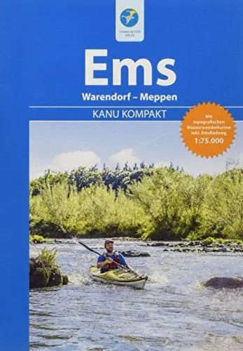 Produktbild: Kanu Kompakt Ems: Die Ems von Warendorf nach Meppen mit topografischen Wasserwanderkarten