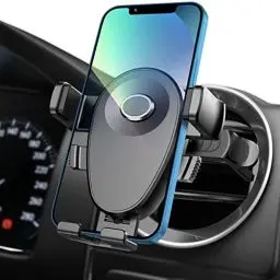 Produktbild: Kaome Handyhalterung für Runde lüftungen Mercedes Benz Handyhalterung Auto Lüftung Einhandbedienung Kratzschutz KFZ Handy Halterung für iPhone Samsung Galaxy Huawei