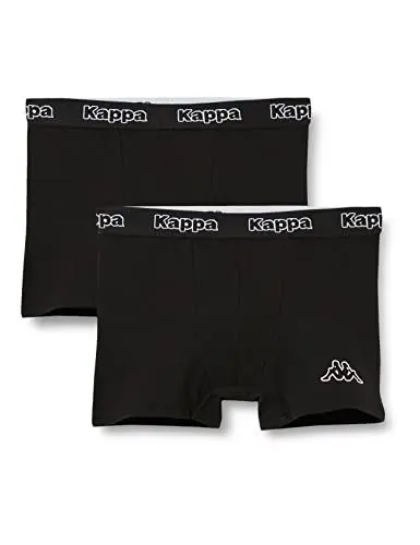Produktbild: Kappa Herren Kappa Logo Boxershorts, Schwarz (Black 304jb30-950), S EU