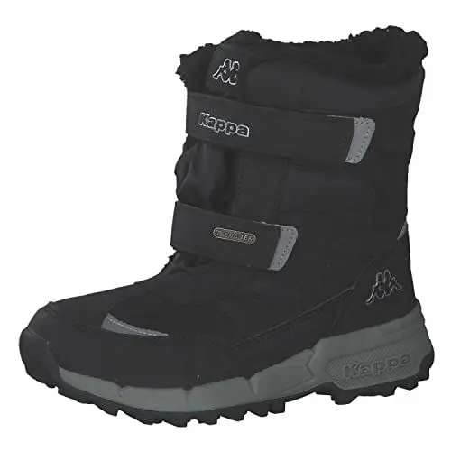 Produktbild: Kappa Unisex Kinder Stiefel Winterschuh gefüttert Stylecode 260903K Schwarz, Schuhgröße:34 EU