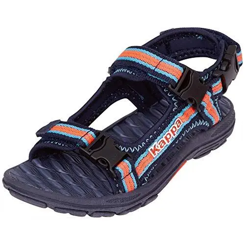 Produktbild: Kappa Unisex-Kinder RUSHEEN Kids Riemchensandalen, Blau