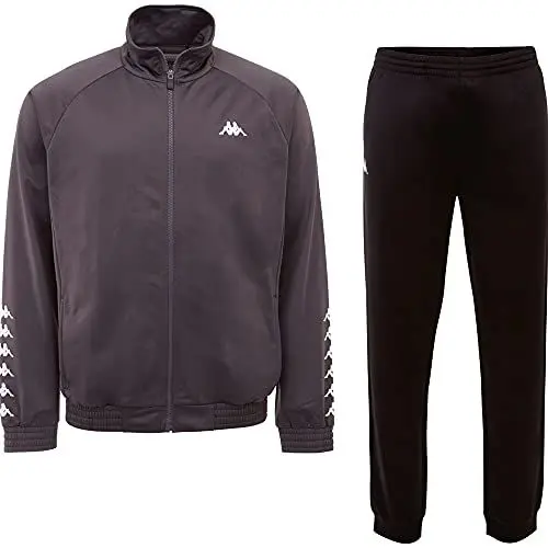Produktbild: Kappa Unisex Kinder Till Kids Trainingsanzug, asphalt, 140 EU