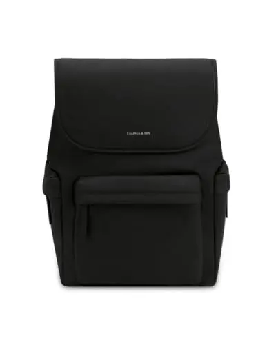 Produktbild: Kapten & Son Rucksack Viborg All Black | Damen & Herren | Minimalistischer & Funktionaler 14L Daypack | Ideal für Uni, Schule, Büro | Vegan & Wasserabweisend | 16