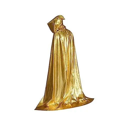 Produktbild: Kapuzenmantel Halloween umhang Halloween kostüm Vampir-Kostüm schwarzer Kapuzenumhang für Erwachsene hohl Kleidung Halloween-Mantel mit Kapuze Halloween-Umhang bilden großer Umhang