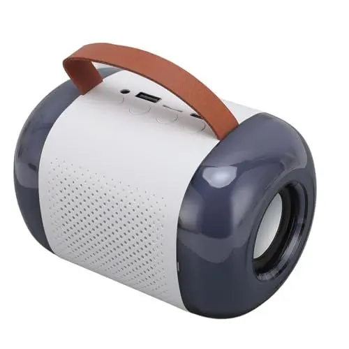Produktbild: Karaoke-Lautsprecher, Dual-Horn-Smart-Sound-Technologie, RGB-Lichteffekt mit -Konnektivität, Tragbare -Karaoke-Maschine für Familientreffen (White)