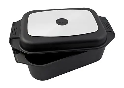 Produktbild: Karcher Bräter mit Deckel 2in1 (Aluguss, 8,7 Liter, inkl. Topfhandschuhe)