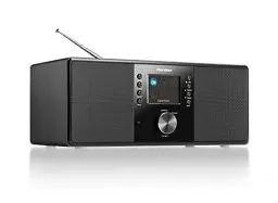 Produktbild: Karcher DAB 5000+ Digitalradio (DAB+ / UKW-RDS, Bluetooth, AUX-IN, Wecker mit Dual-Alarm) Schwarz