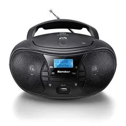Produktbild: Karcher RR 5028D tragbares CD Radio (CD-Player, DAB+ Radio, Bluetooth, Batterie/Netzbetrieb, USB) schwarz