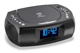 Produktbild: Karcher UR 1309D - Digitaler Radiowecker mit MP3 / CD-Player und DAB plus Radio, Wecker mit zwei einstellbaren Weckzeiten, dimmbares Display, Uhrenradio, USB-Ladefunktion, schwarzes Radio mit Wecker