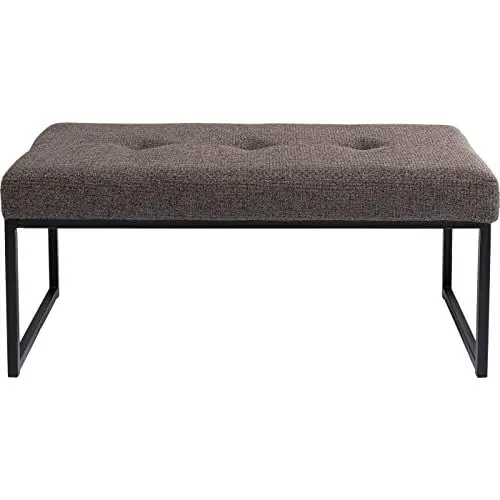 Produktbild: Kare Design Bank Smart Dolce, Braun, Siztbank, Polsterbank, Stahl Gestell, 41cm Sitzhöhe, 40x90x40 cm (H/B/T)