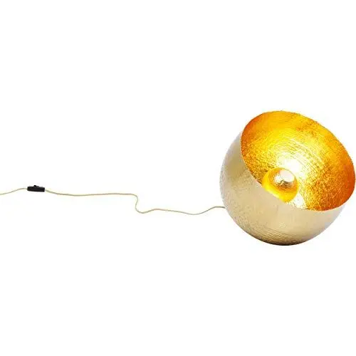 Produktbild: Kare Design Bodenleuchte Apollon, Gold, 35cm Durchmesser, Bodenlampe, Stehleuchte, Stahlgestell, rund, kein Leuchtmittel inklusive, 25x35x35 cm (H/B/T)