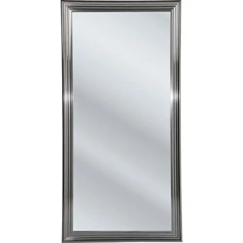 Produktbild: Kare Design Spiegel Frame Eve Silber, Wandspiegel, Wandspiegel für Wohnzimmer, Schlafzimmer, Flur, Ganzkörperspiegel, Ankleidespiegel, Dekospiegel, 180x90x4 cm (H/B/T)