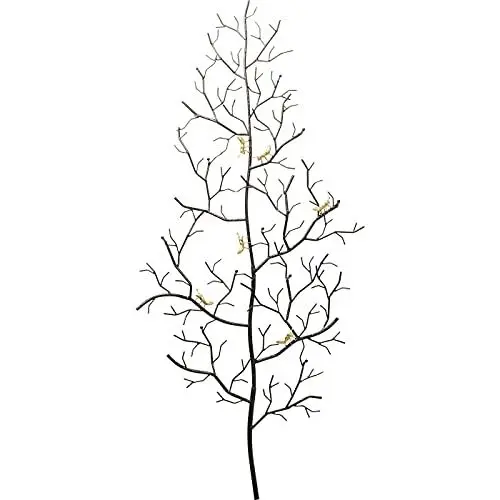 Produktbild: Kare Design Wandgarderobe Ants on a Tree, Schwarz/Gold, XL, Garderobenleiste, Wanddekoration, Deko, Flur, Tierdesign, Garderobe, Stahlgestell, 160x69x8cm (H/B/T)