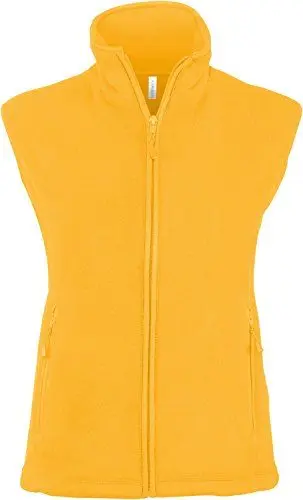 Produktbild: Kariban Damen Bodywarmer Melodie Fleece Weste Gelb Yellow 3XL