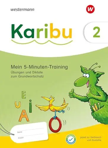 Produktbild: Karibu - Ausgabe 2024: Mein 5-Minuten-Training: Übungen und Diktate zum Grundwortschatz 2