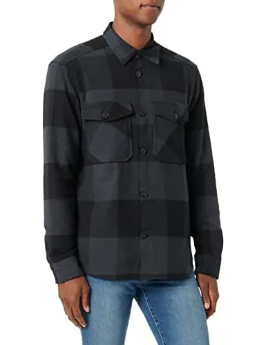 Produktbild: Kariertes Flanellhemd Holzfäller Optik Shacket Shirt ONSMILO Worker Übergangsjacke