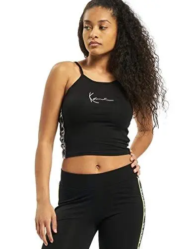 Produktbild: Karl Kani Damen KKWQ22001BLK KK Small Signature Tape Top XXS Black