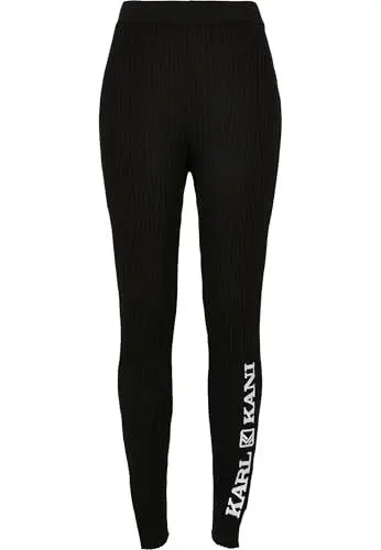 Produktbild: Karl Kani Damen KW214-064-1 Retro Slit Rib Leggings Black XS Black