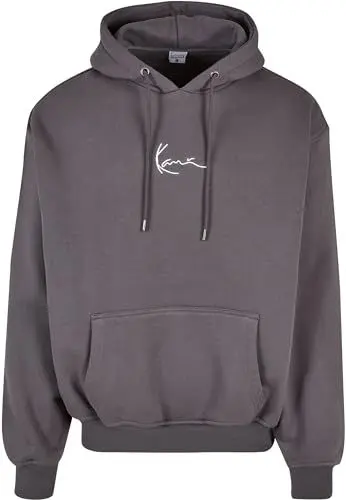 Produktbild: Karl Kani Herren KM223-074-1 Small Signature OS Heavy Sweat Hoodie XXL Anthracite