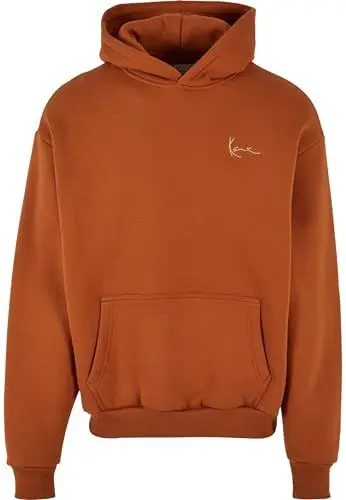 Produktbild: Karl Kani Herren KM224-003-1 KK Chest Signature Heavy Sweat OS Hoodie M Cognac