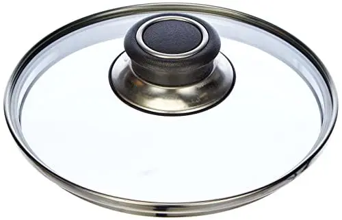 Produktbild: Karl Krüger GL-Deckel, Glas, Silber-Schwarz, 16cm, 12